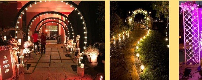 Entrance Gallery Decorations hero - Event Management Ranakpur Kumbhalgarh