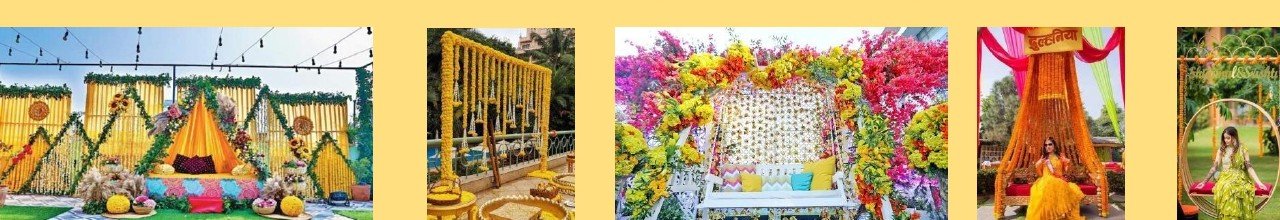 Haldi & Mehendi Decorations hero - Event Management Ranakpur Kumbhalgarh