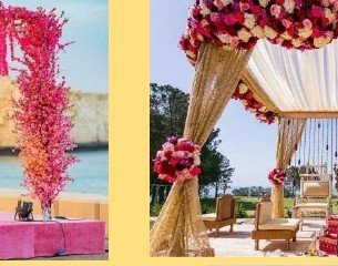 Royal Gold & Rose Mandap - Event Management Ranakpur Kumbhalgarh