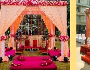 Traditional Baithak Mandap - Event Management Ranakpur Kumbhalgarh