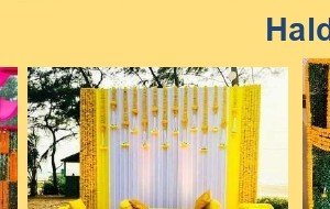 Umbrella Theme Mehendi Wall - Event Management Ranakpur Kumbhalgarh